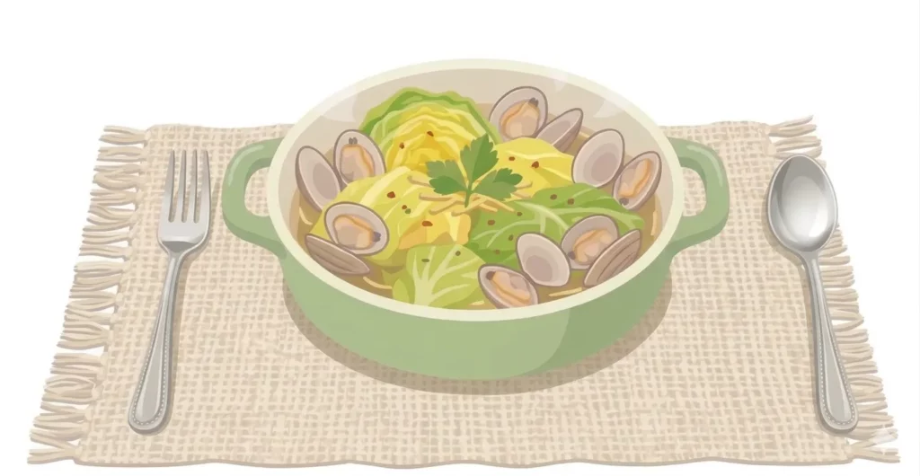 【自律神経を整える】春キャベツとあさりの「巡り」蒸し