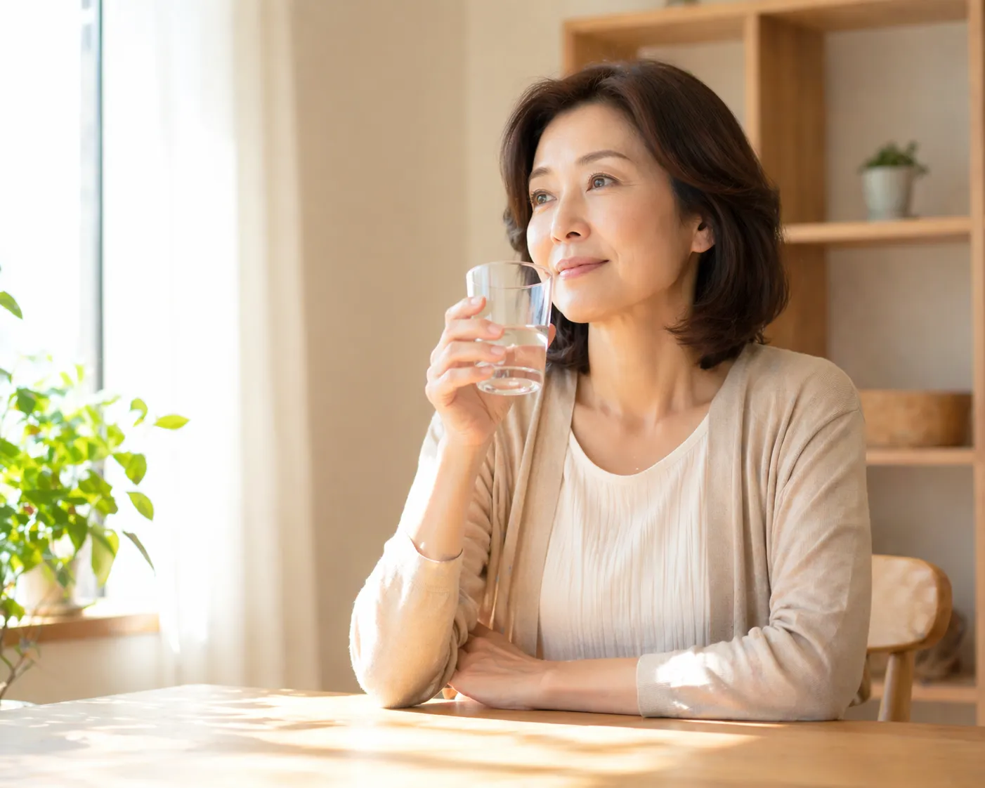 活性酸素 と酸化ストレスについて学ぶ40代の日本人女性